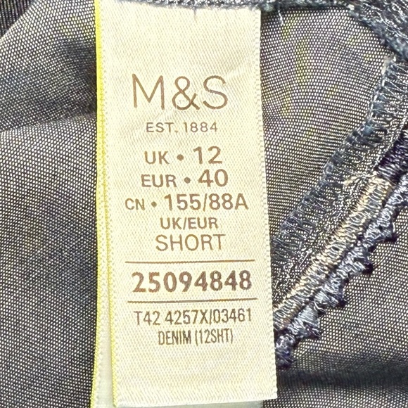Marks & Spencer Collection Embroidered MIDI Dress 10 - Picture 13 of 15
